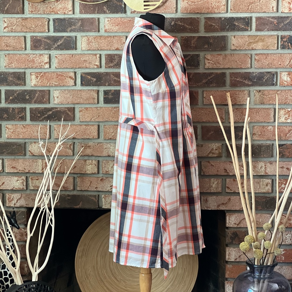 Tommy Hilfiger Plaid Sleeveless Dress - Picture 4 of 4